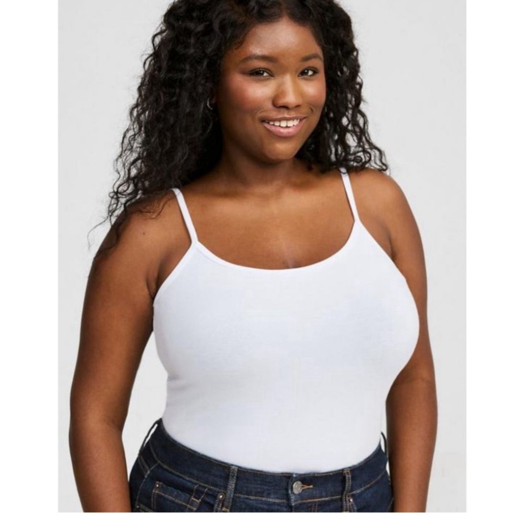 Torrid Foxy Cami tank top, white, Torrid Size 0